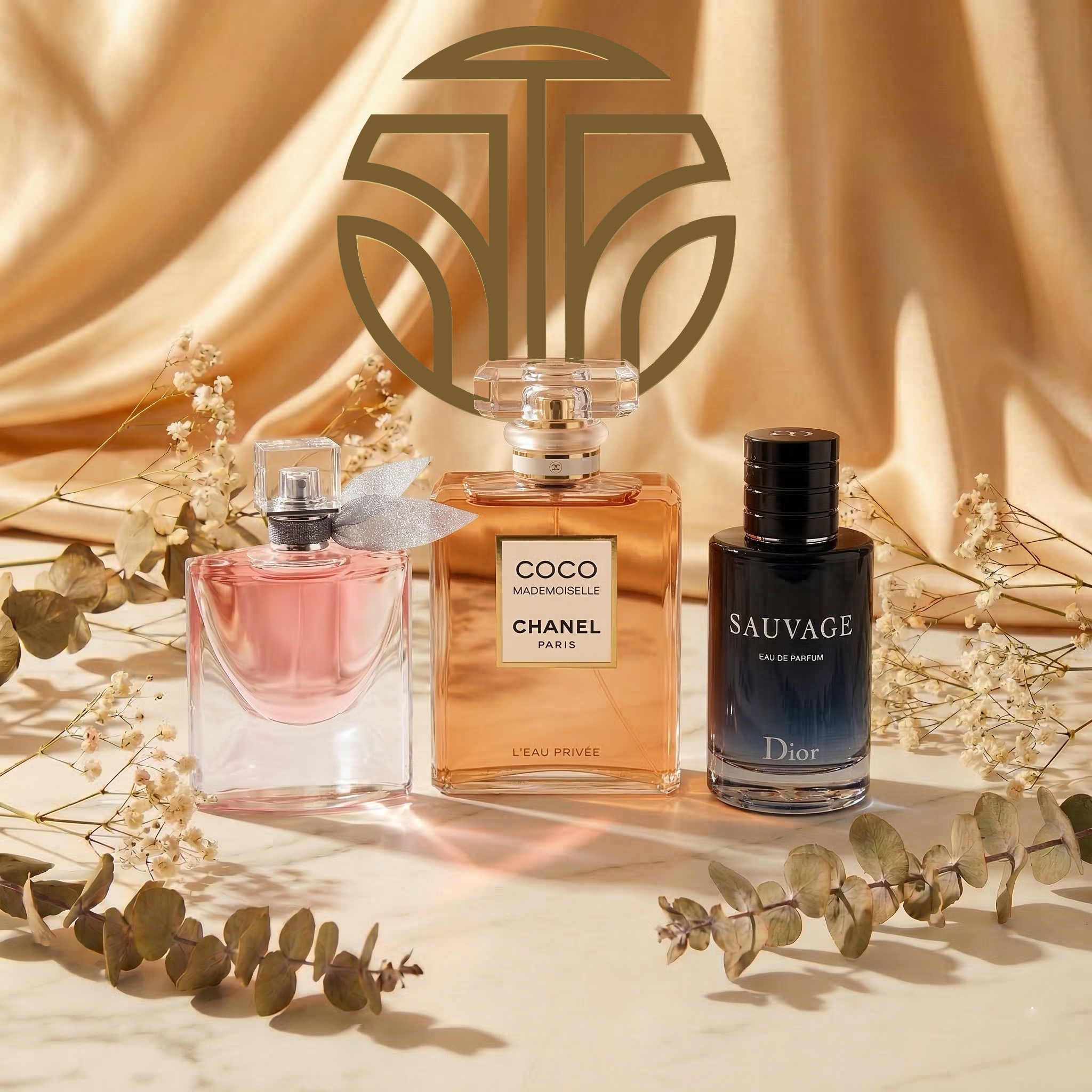 PACK DE 3 PERFUMES: COCO MADEMOISELLE, LA VIE EST BELLE, SAUVAGE 100ML