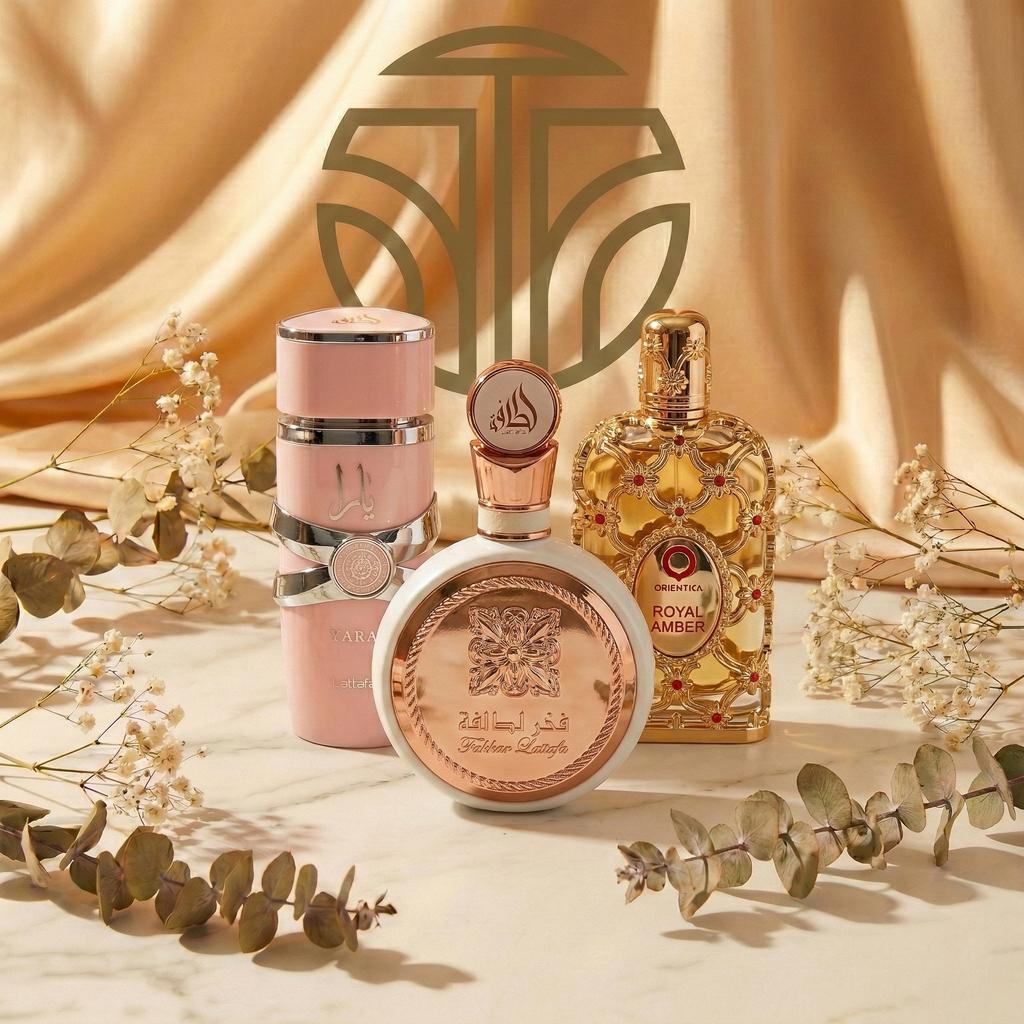 🔥 PACK DE 3 PERFUMES ÁRABES – LATTAFA YARA + FAKHAR + ROYAL AMBER (100ML CADA) – COMPRA 1 Y LLÉVATE 3 ORIGINAL 🔥